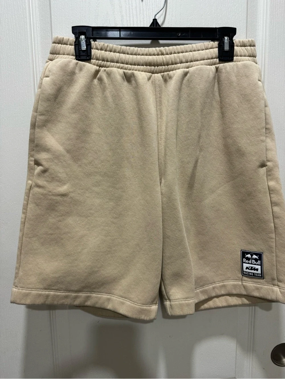 Red Bull KTM Racing Team Beige Fleece Joggers Sweatpants Men’s Size M